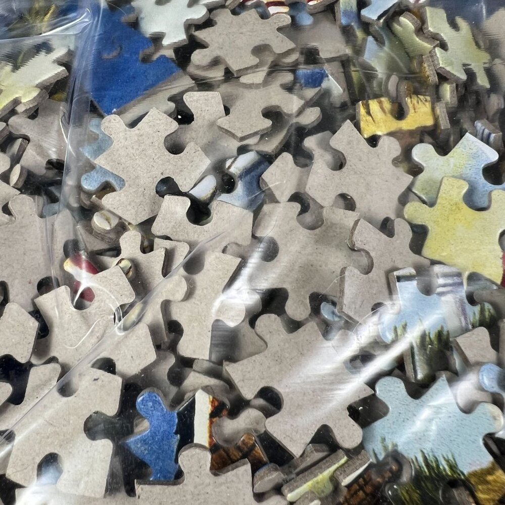 Charles Wysocki Buffalo 1000 Piece Jigsaw Puzzle A Delightful Day On Sparkhawk I - Picture 3 of 3